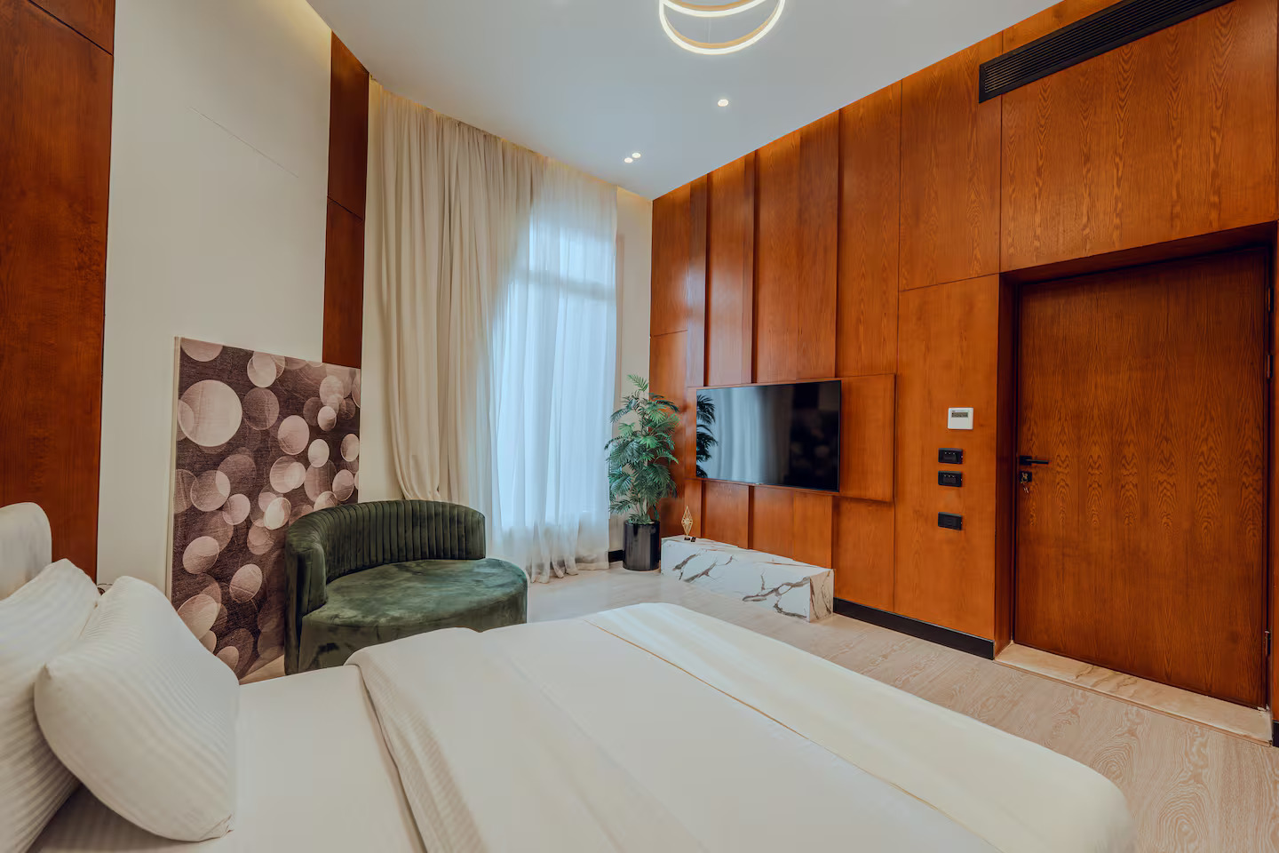 Comfortable Bedroom | Luxury Villa Stay in New Cairo